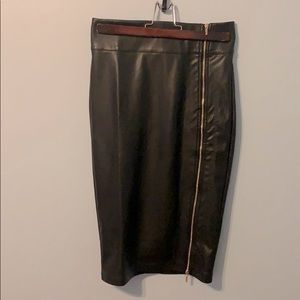 2 for 15! Faux Leather Pencil Skirt
